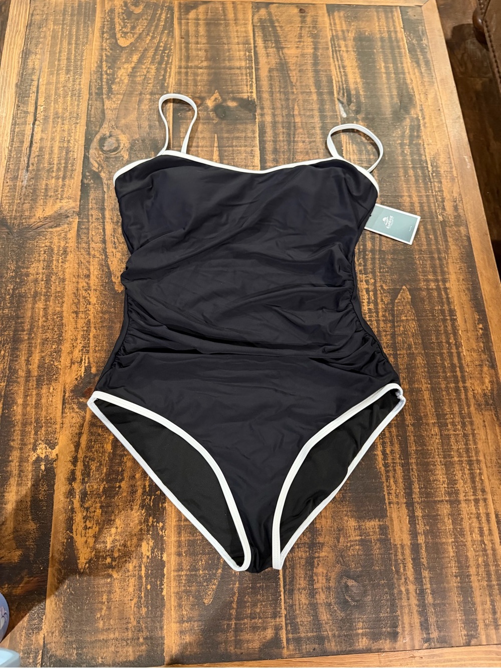 Eomenie Black One-Piece Swimsuit - Sleek Supportive Fit